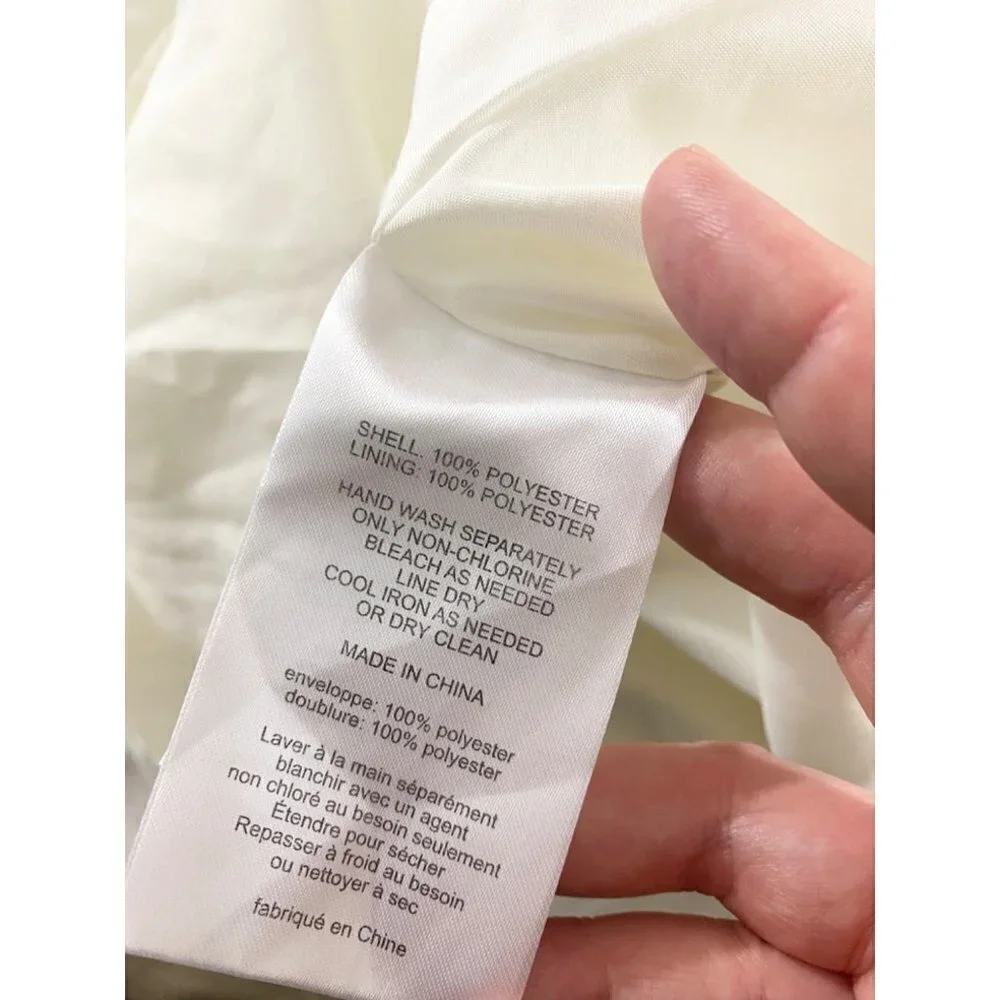 Vera Wang WHITE Women's Ivory Halter Neck Dress With Tulle Bow - 2 - Picture 13 of 15